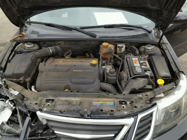 YS3FB79Y686004903 - 2008 SAAB 9-3 2.0T BLACK photo 7