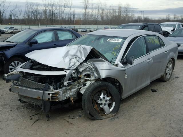 1G1ZG57B28F194636 - 2008 CHEVROLET MALIBU LS SILVER photo 2