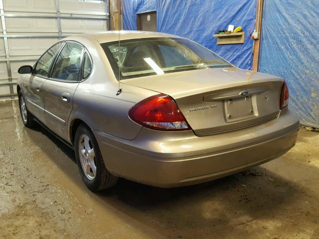 1FAFP53U04A104611 - 2004 FORD TAURUS SE TAN photo 3