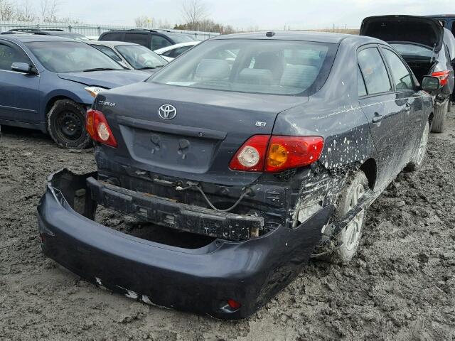 2T1BU40E69C085476 - 2009 TOYOTA COROLLA BA GRAY photo 4