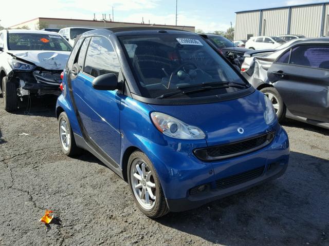 WMEEK31X18K096073 - 2008 SMART FORTWO PAS BLUE photo 1