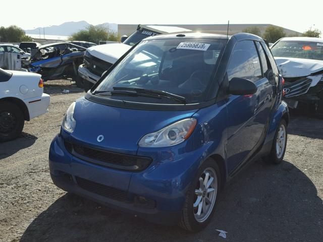 WMEEK31X18K096073 - 2008 SMART FORTWO PAS BLUE photo 2