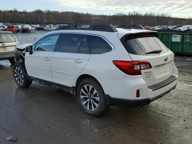 4S4BSAKCXH3249590 - 2017 SUBARU OUTBACK 2. WHITE photo 3