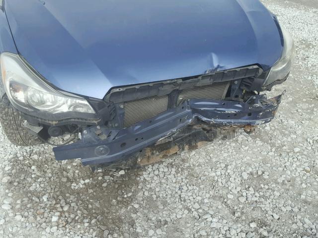 JF1GPAA63CG228904 - 2012 SUBARU IMPREZA BA BLUE photo 9