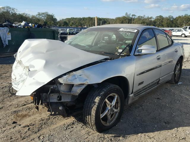 1G2WR52191F108221 - 2001 PONTIAC GRAND PRIX GRAY photo 2