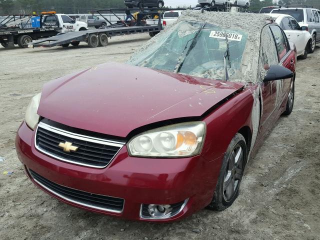 1G1ZU53856F191360 - 2006 CHEVROLET MALIBU LTZ BURGUNDY photo 2