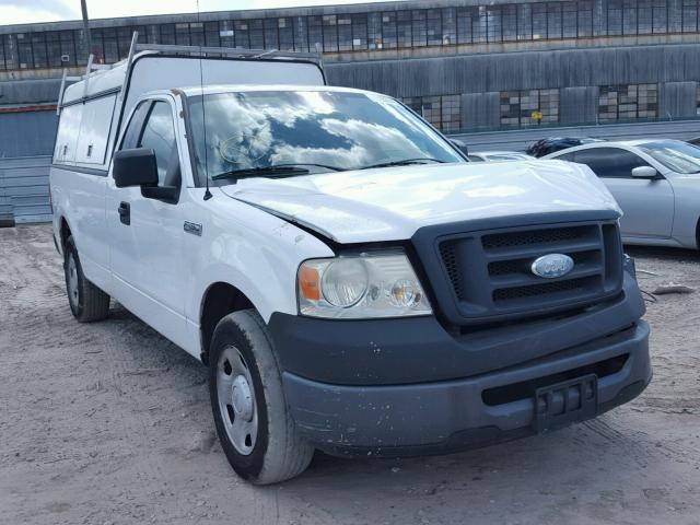 1FTRF12278KD10513 - 2008 FORD F150 WHITE photo 1