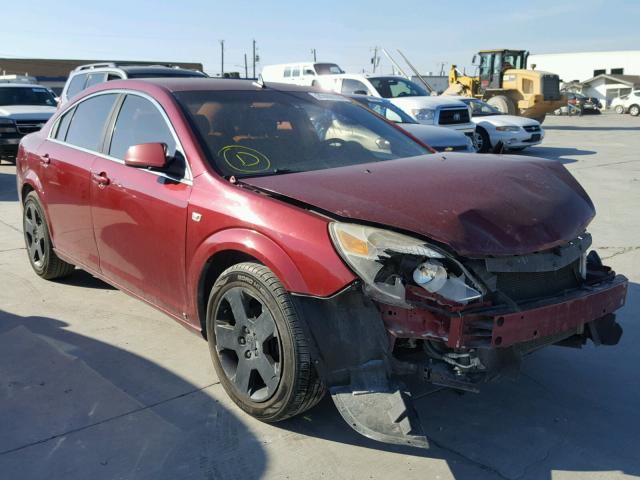 1G8ZS57B49F147383 - 2009 SATURN AURA XE RED photo 1