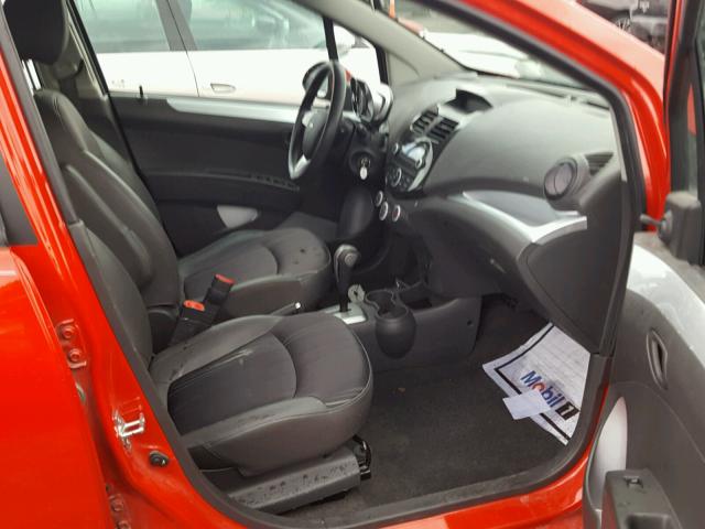 KL8CB6S90EC445102 - 2014 CHEVROLET SPARK LS RED photo 5