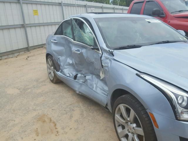 1G6AA5RA8D0133401 - 2013 CADILLAC ATS BLUE photo 9