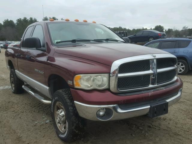 3D7KU28D33G732838 - 2003 DODGE RAM 2500 S MAROON photo 1