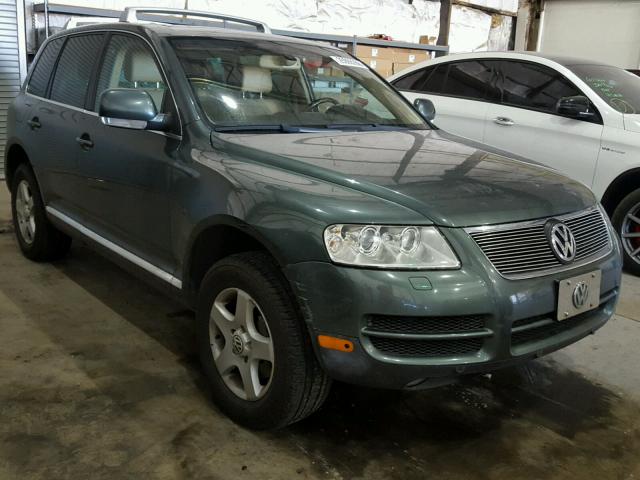 WVGZE77L57D001533 - 2007 VOLKSWAGEN TOUAREG V6 GREEN photo 1