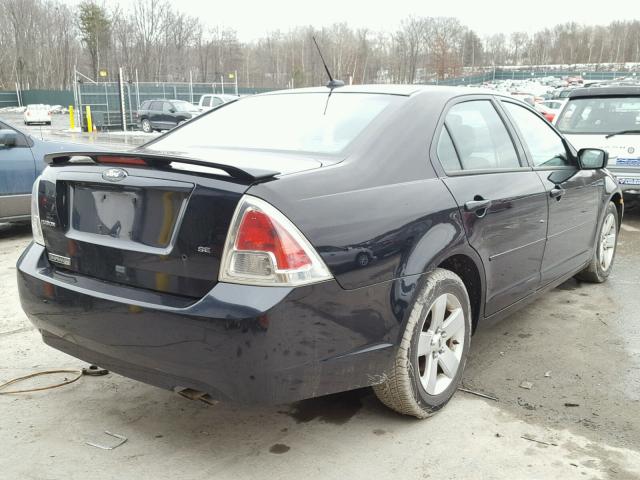 3FAHP07Z58R269938 - 2008 FORD FUSION SE BLACK photo 4