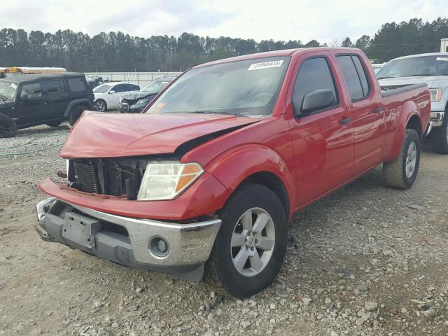 1N6AD09U57C407994 - 2007 NISSAN FRONTIER C RED photo 2