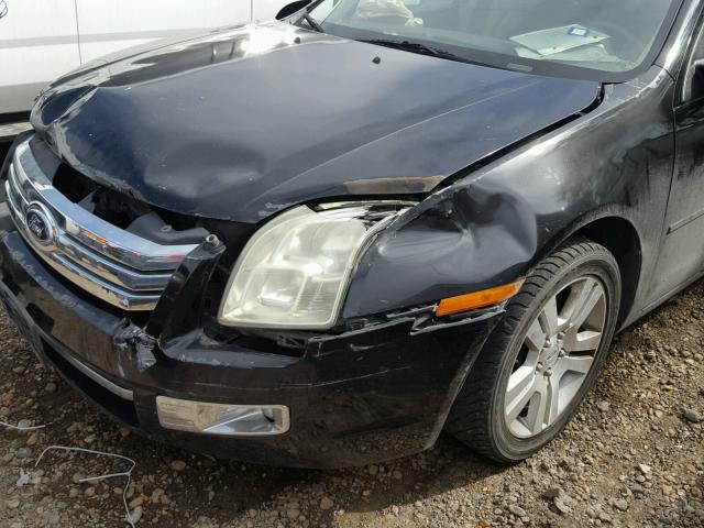 3FAHP08127R119325 - 2007 FORD FUSION SEL BLACK photo 9