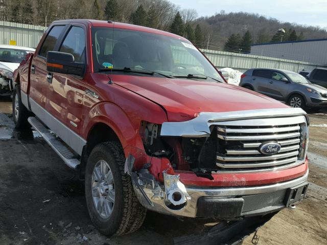 1FTFW1ET2BFC57002 - 2011 FORD F150 SUPER RED photo 1