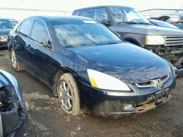 1HGCM66834A059319 - 2004 HONDA ACCORD EX BLACK photo 1