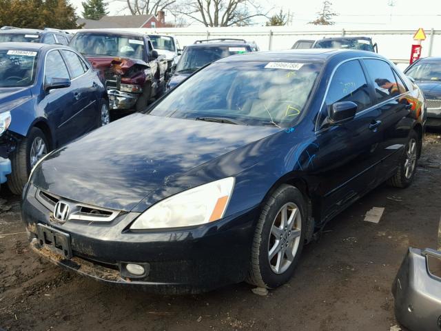 1HGCM66834A059319 - 2004 HONDA ACCORD EX BLACK photo 2