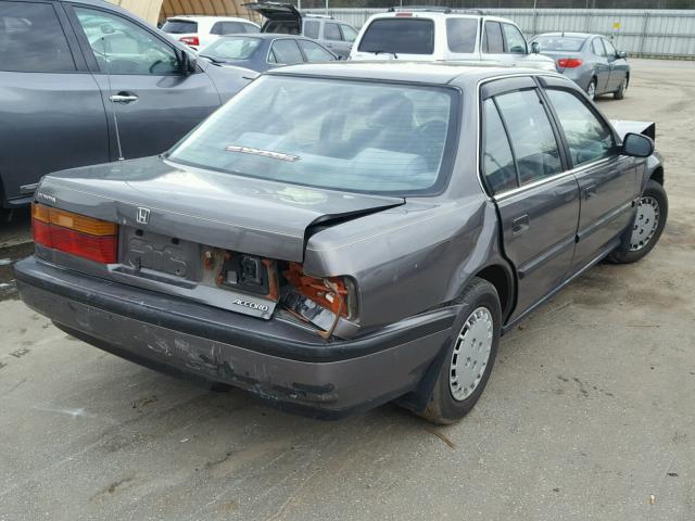 1HGCB7646LA135218 - 1990 HONDA ACCORD DX GRAY photo 4