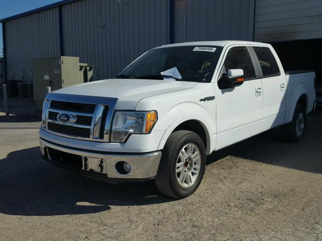 1FTFW1CV3AFD56379 - 2010 FORD F150 SUPER WHITE photo 2