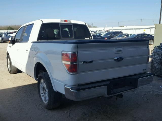 1FTFW1CV3AFD56379 - 2010 FORD F150 SUPER WHITE photo 3