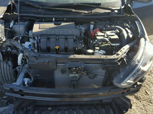 3N1AB7AP2HY395015 - 2017 NISSAN SENTRA S GRAY photo 7