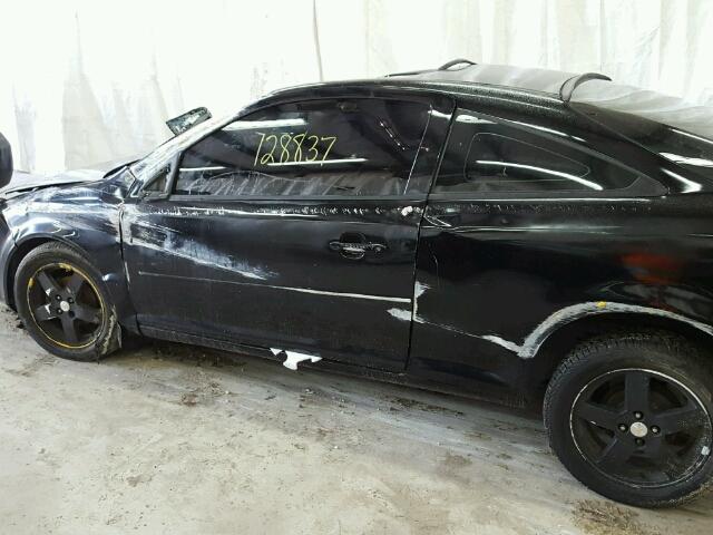 1G1AL15F367669791 - 2006 CHEVROLET COBALT LT BLACK photo 10