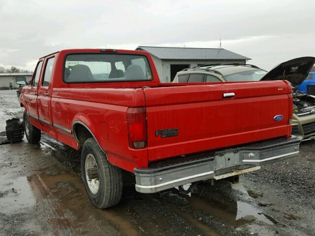 1FTJW35F3VEB64029 - 1997 FORD F350 RED photo 3