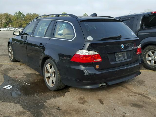 WBANN73506CN01093 - 2006 BMW 530 XIT BLACK photo 3