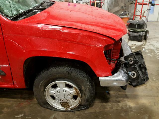 1GCCS13E788127507 - 2008 CHEVROLET COLORADO RED photo 10