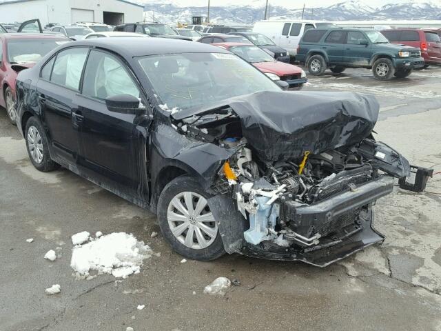 3VW2K7AJ2EM445795 - 2014 VOLKSWAGEN JETTA BASE 黑色 照片 1