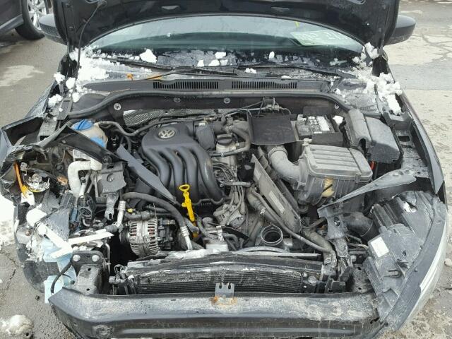 3VW2K7AJ2EM445795 - 2014 VOLKSWAGEN JETTA BASE 黑色 照片 7