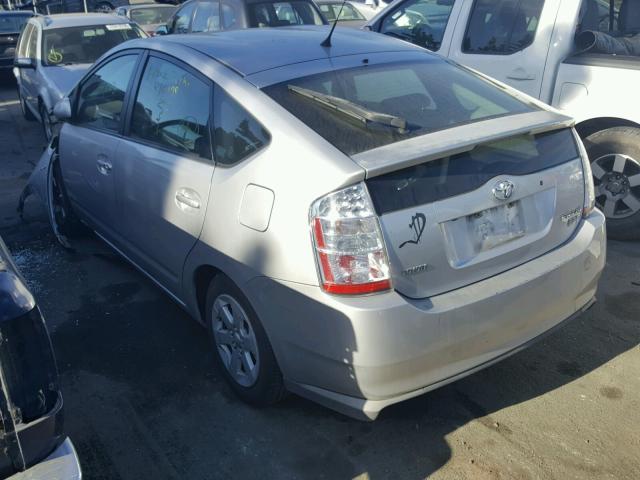 JTDKB20U783363665 - 2008 TOYOTA PRIUS SILVER photo 3