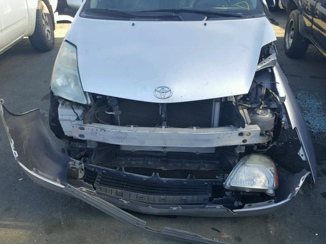 JTDKB20U783363665 - 2008 TOYOTA PRIUS SILVER photo 9