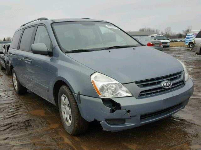 KNDMB233X96317677 - 2009 KIA SEDONA EX BLUE photo 1