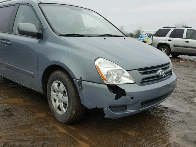 KNDMB233X96317677 - 2009 KIA SEDONA EX BLUE photo 9