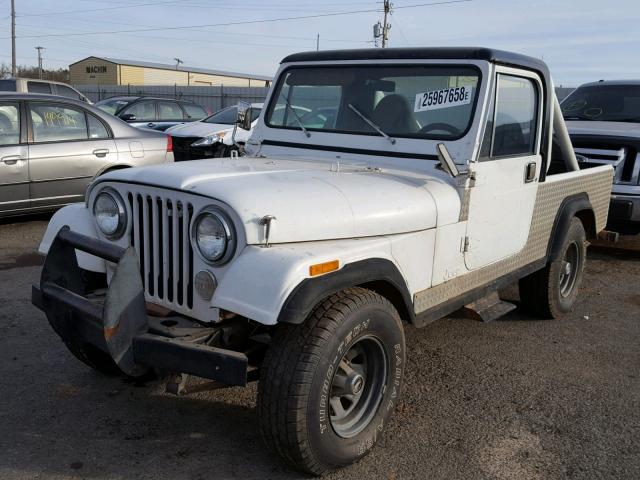 1JCCM88E6BT074782 - 1981 JEEP SCRAMBLER WHITE photo 2