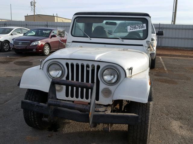 1JCCM88E6BT074782 - 1981 JEEP SCRAMBLER WHITE photo 9