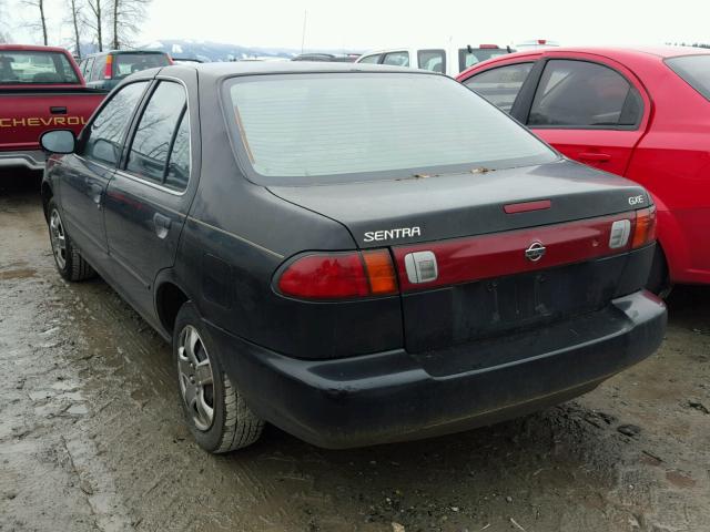 1N4AB41D2WC710280 - 1998 NISSAN SENTRA E BLACK photo 3