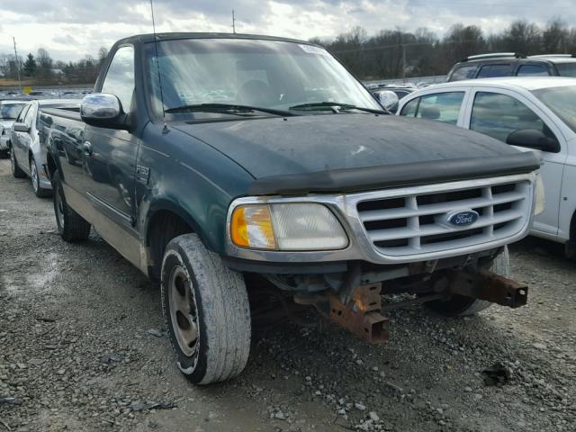 2FTRF17W6XCA85399 - 1999 FORD F150 GREEN photo 1