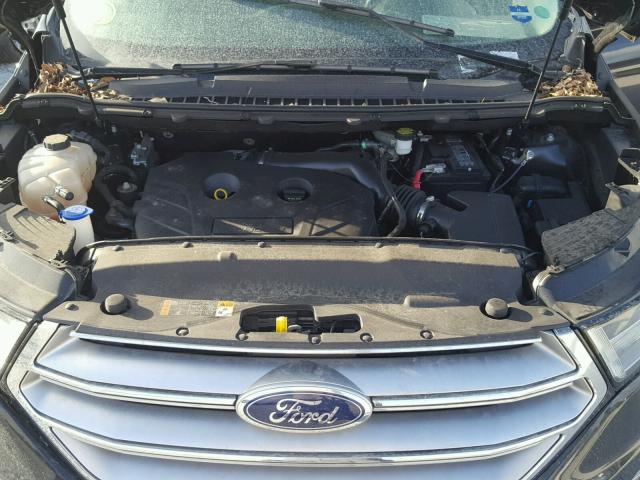 2FMTK4J97FBB44255 - 2015 FORD EDGE SEL BLACK photo 7