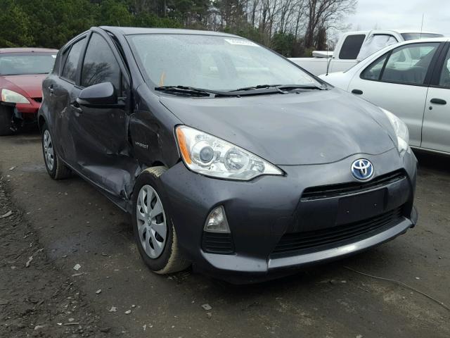 JTDKDTB36D1529331 - 2013 TOYOTA PRIUS C CHARCOAL photo 1