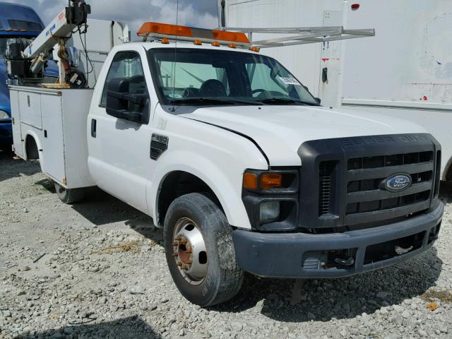 1FDWF3G57AEB38520 - 2010 FORD F350 SUPER WHITE photo 1