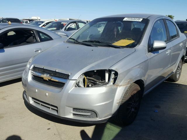 KL1TD5DE0BB147700 - 2011 CHEVROLET AVEO LS 银色 照片 2