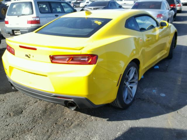 1G1FB1RS5H0206840 - 2017 CHEVROLET CAMARO LT YELLOW photo 4