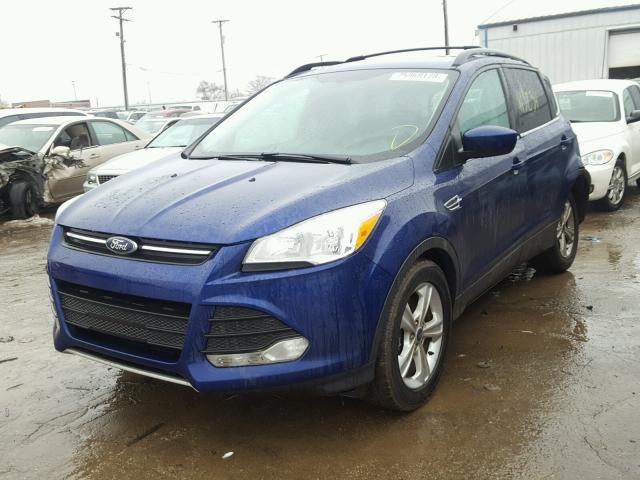 1FMCU9GX1DUB30663 - 2013 FORD ESCAPE SE BLUE photo 2