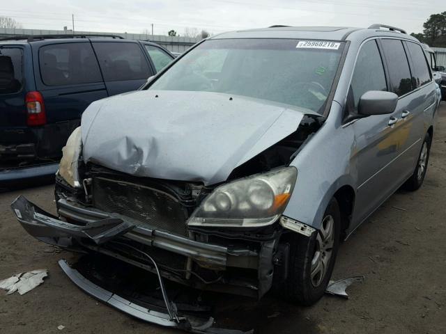 5FNRL38717B084486 - 2007 HONDA ODYSSEY EX SILVER photo 2