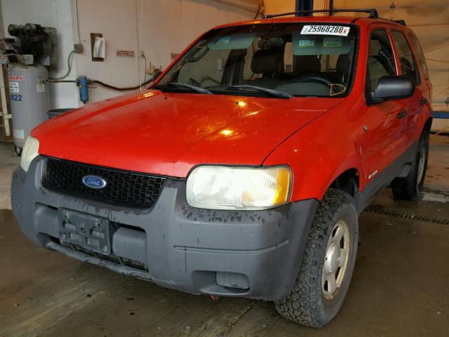 1FMYU02192KD56849 - 2002 FORD ESCAPE XLS RED photo 2