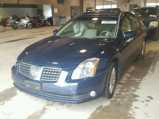 1N4BA41E04C917473 - 2004 NISSAN MAXIMA SE BLUE photo 2