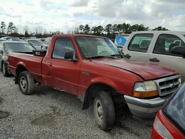 1FTYR10C9WUB82419 - 1998 FORD RANGER MAROON photo 1